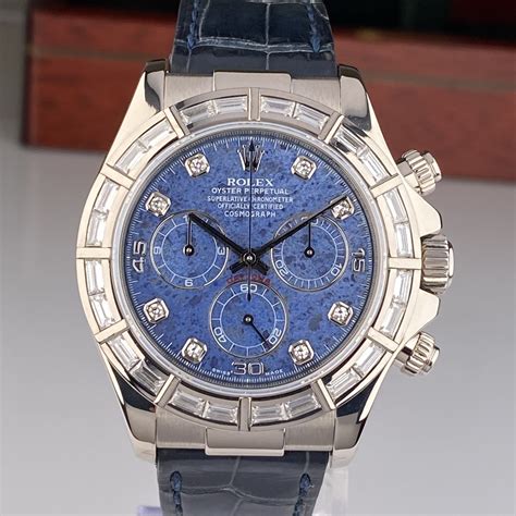 rolex baguette diamond dial